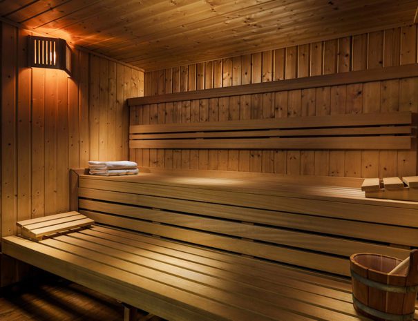 sauna chalet mountain