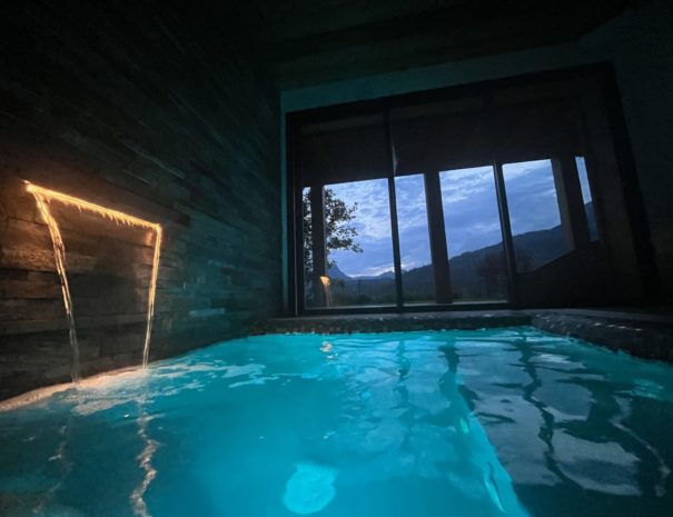 Jacuzzi montagne chalet